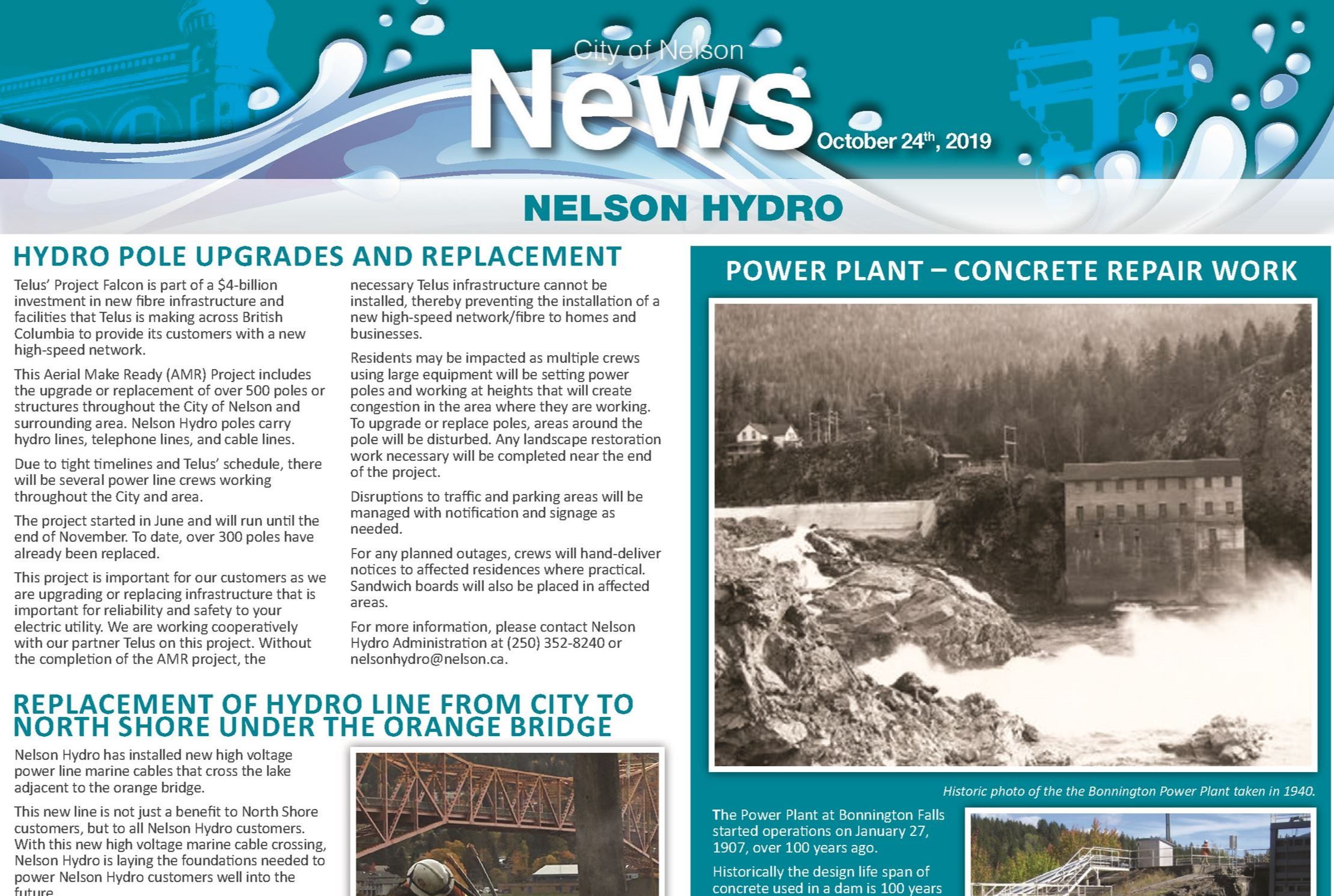 October Hydro Newsletter 2019