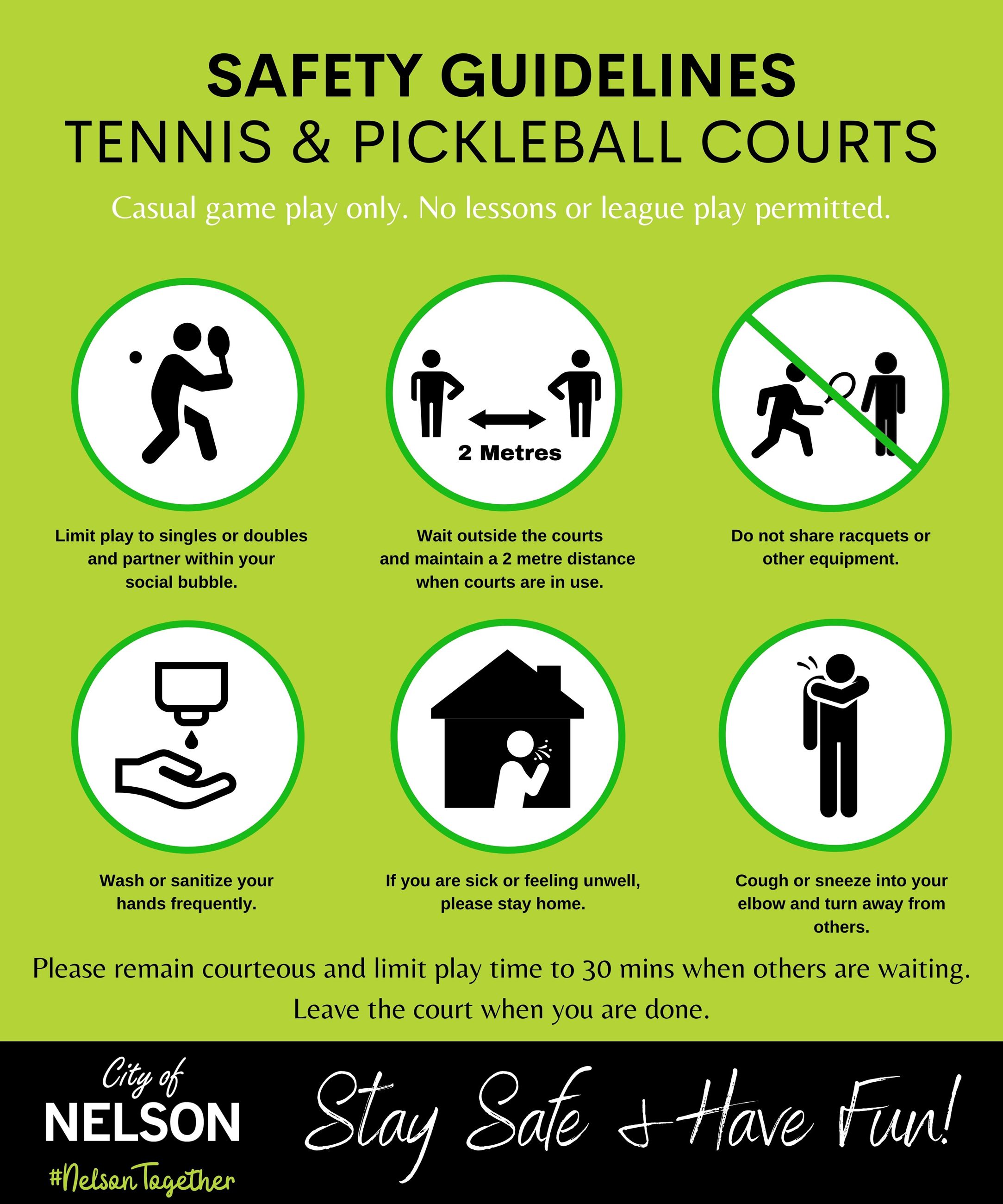 Tennis Court Signage