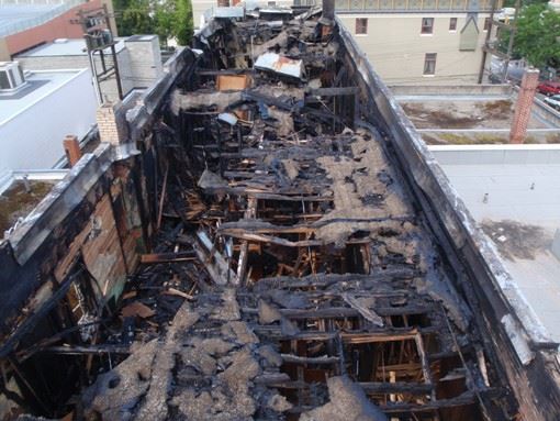 View from above, when it was all over Baker Street