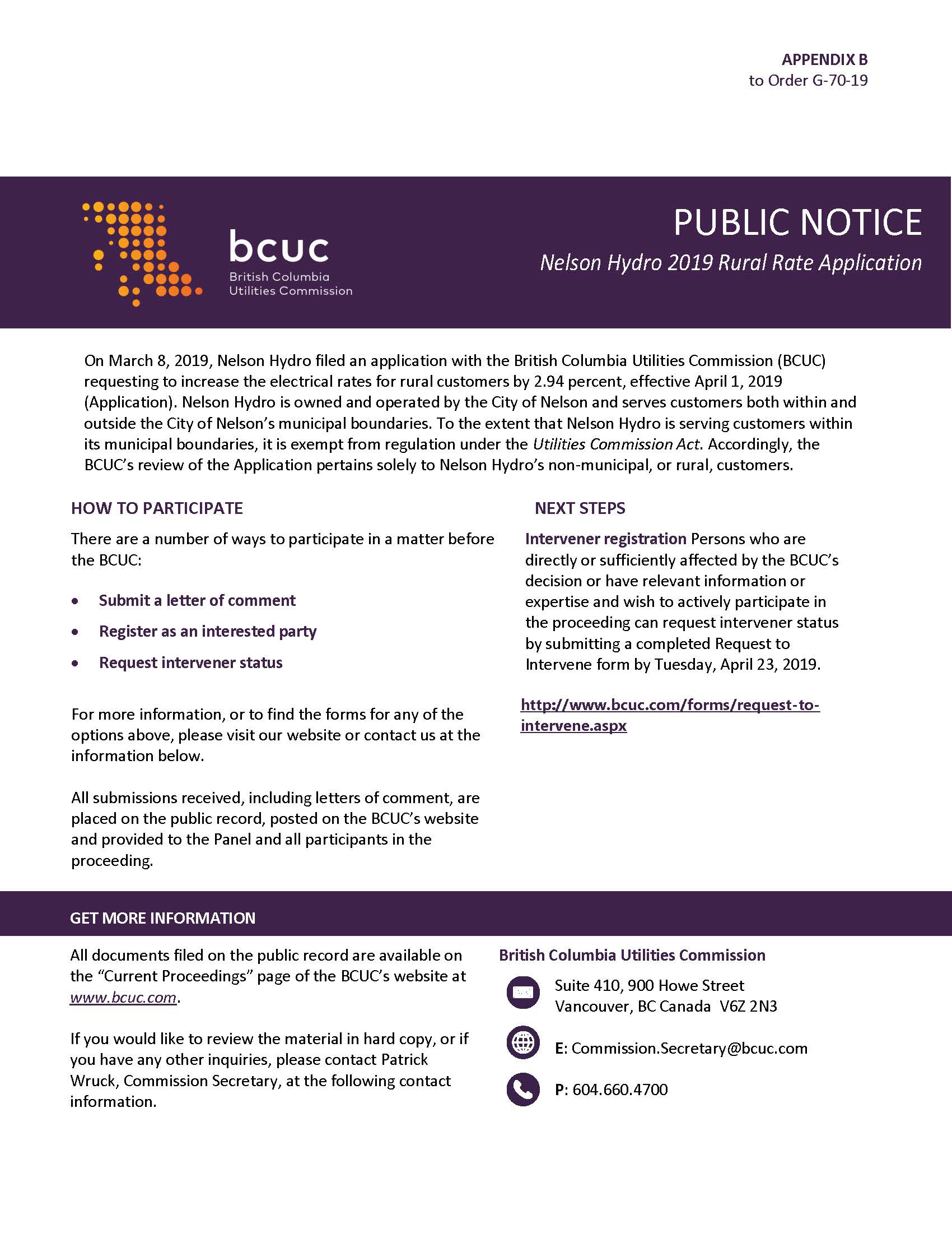 03-29 2019BCUC RuralRateApp-RegTimetable