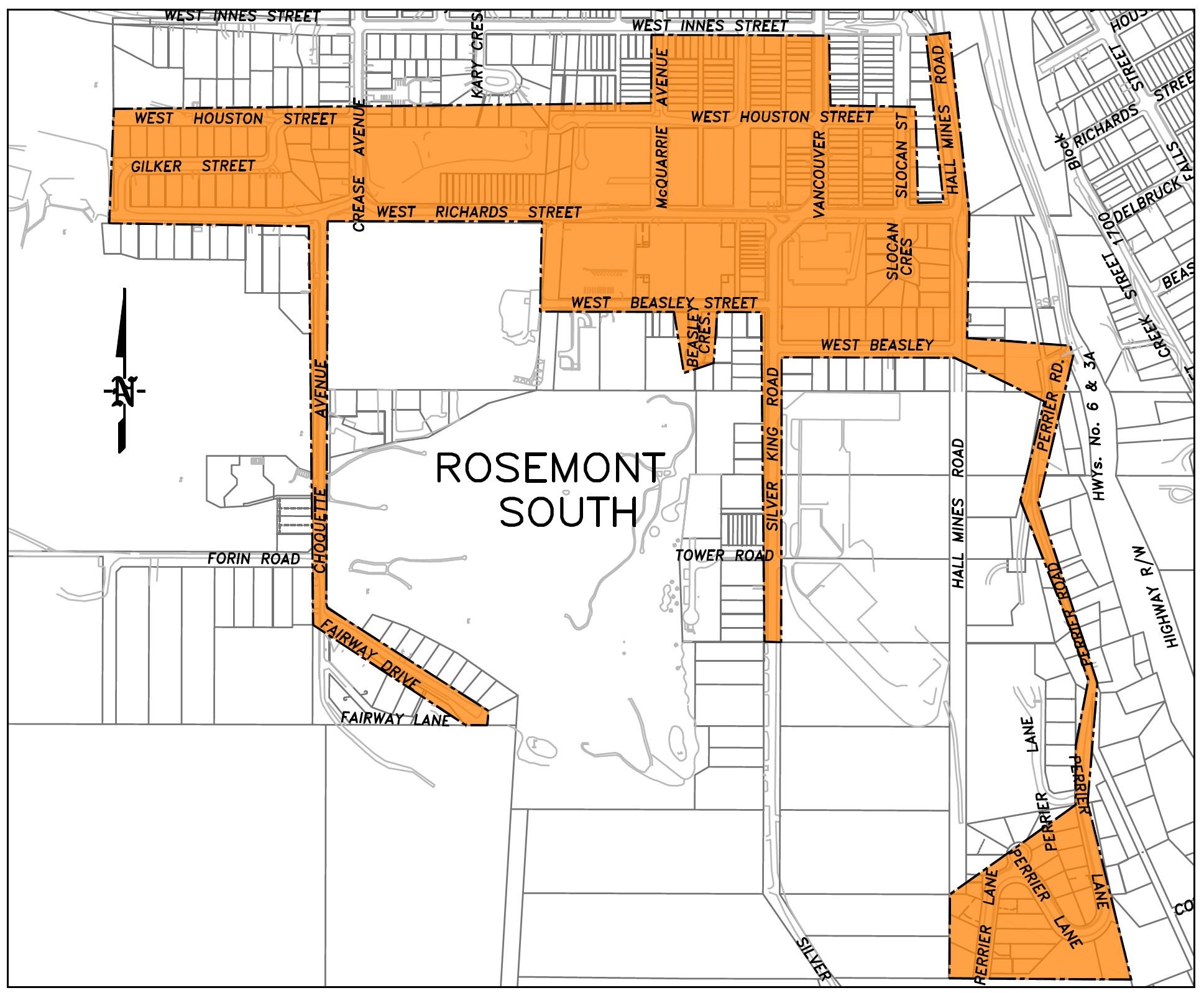 Rosemont West Houston to city limits